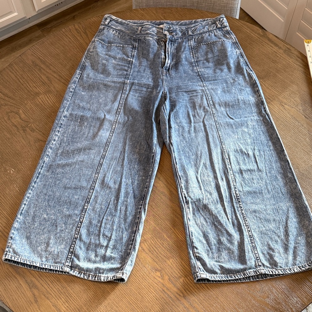 Kensie The Kaya High Rise Wide Leg Ankle